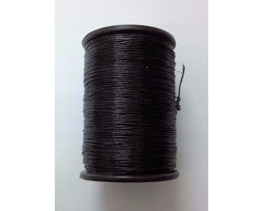BLACK - 120 Yards - Lurex Zari Jari Sparkle Shiny Thread Yarn Cord Dori - For Crochet Jewelry Handicraft Knitting Artwork DIY